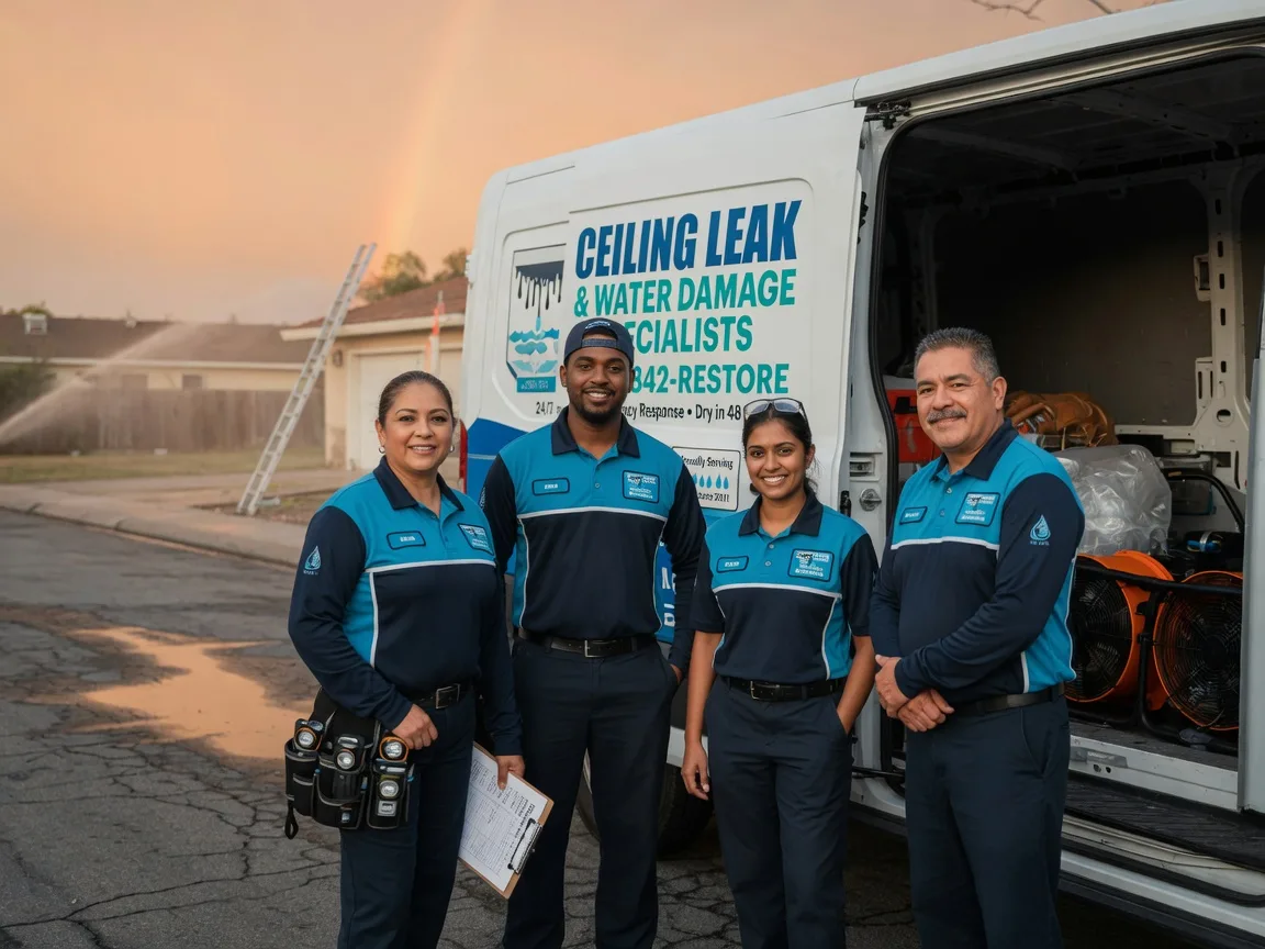 Ceiling Leak Cleanup company in Austinburg, OH