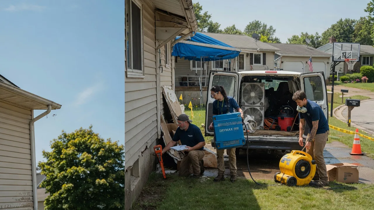 Ceiling Leak Cleanup in Austinburg, OH near me