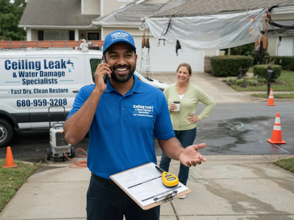 Ceiling Leak Cleanup Austinburg, OH FAQs